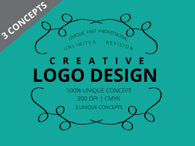Creative logo design custom logo design