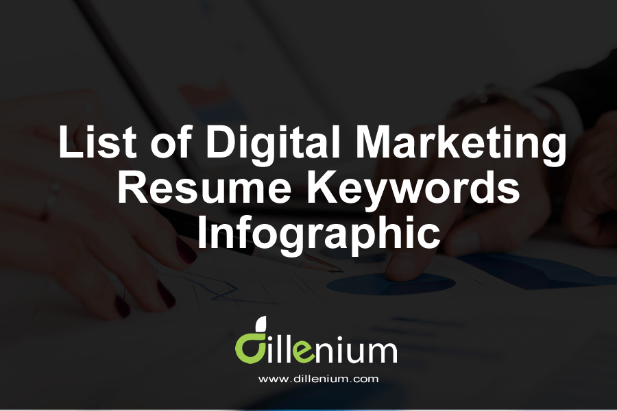 Digital Marketing Resume Keywords Infographic 1