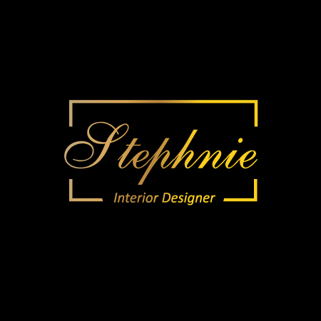 interior designer logo deisgn gold logo design