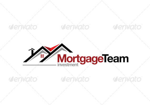 simple real estate logo design template 4
