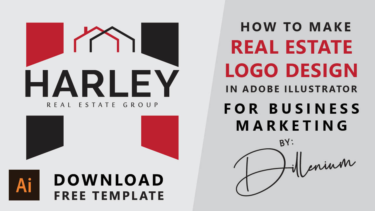 free real estate logo design template