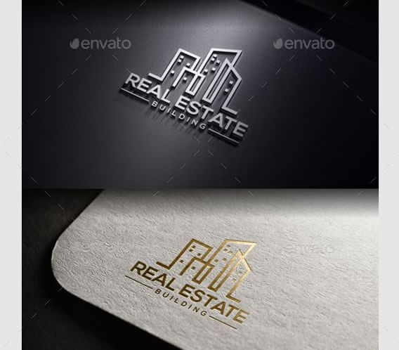 Amazing real estate logo design template
