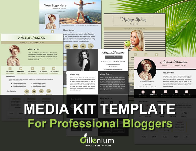 media kit template for bloggers