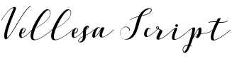 best wedding calligraphy font vellesa script