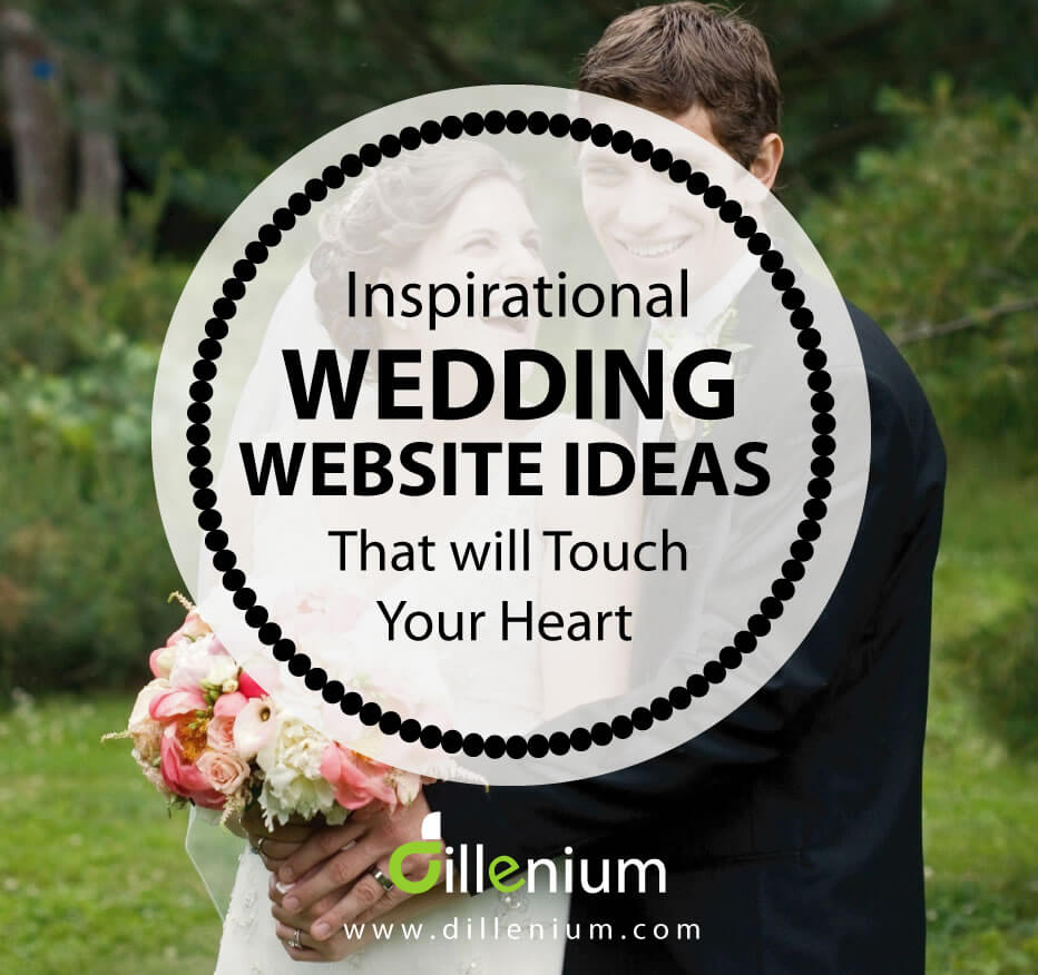 Inspirational wedding website ideas