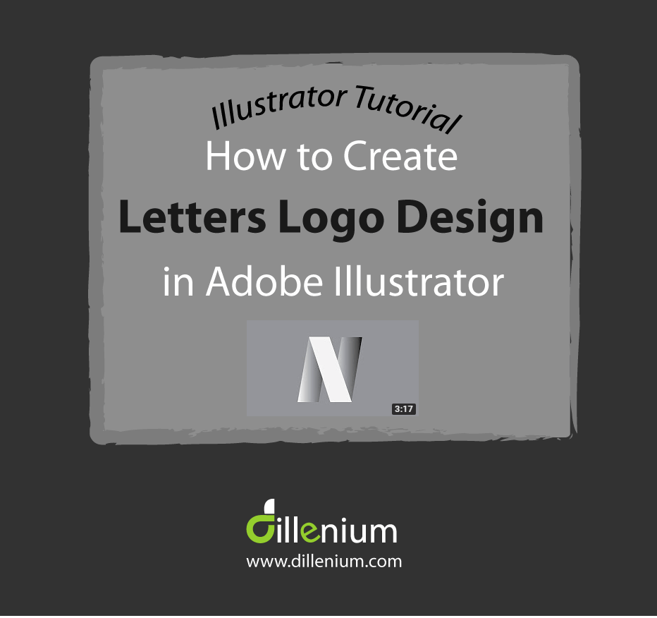 Illustrator tutorial how to create letters logo design
