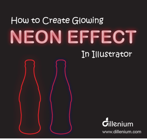glowing neon effect illustrator