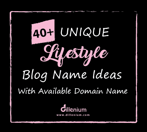 lifestyle blog name ideas