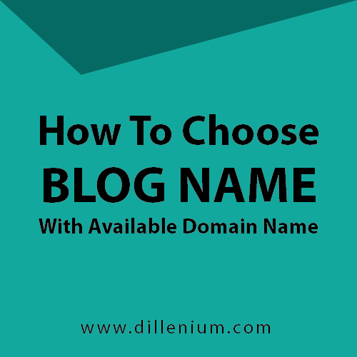 how to choose blog name