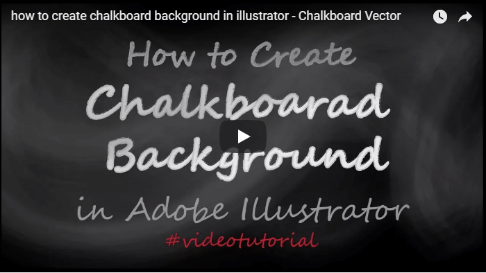 chalkboard effect illustrator tutorial