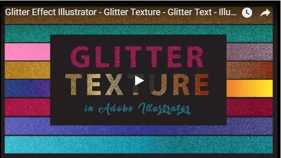 glitter texture illustrator tutorial