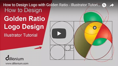 how to create golden ratio logo tutorial