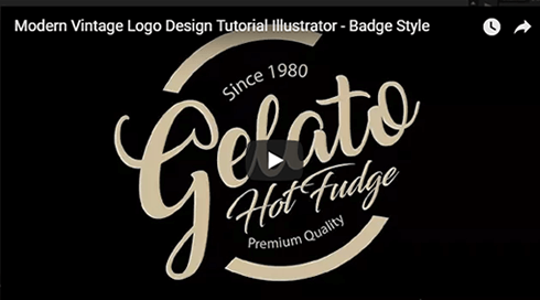 vintage logo tutorial