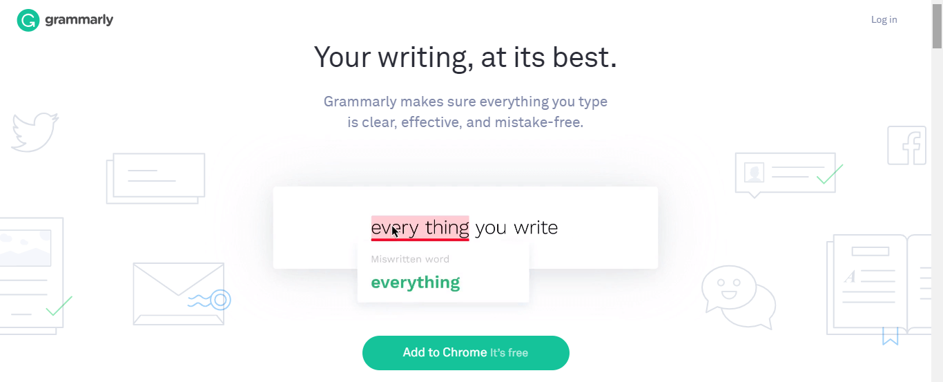 content marketing tool - Grammarly