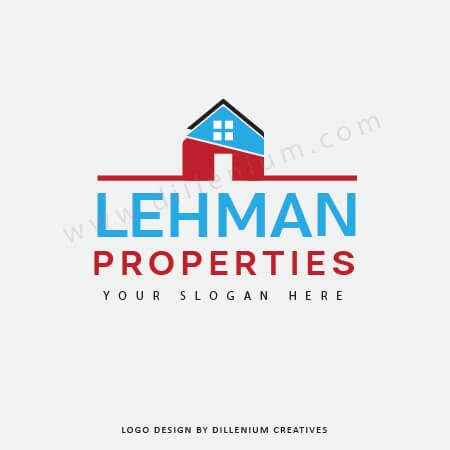 Properties real estate logo design