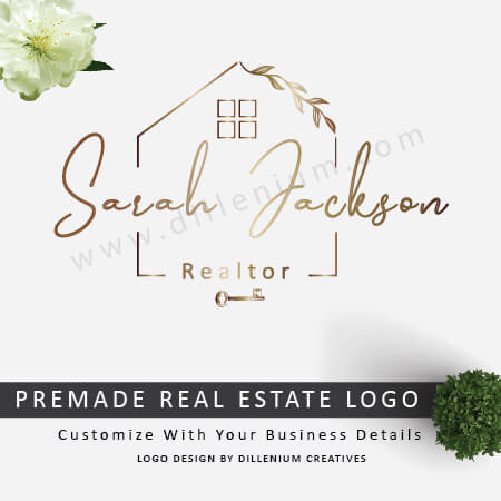 Modern Real Estate Logo - Minimalist Real Estate House Logo
