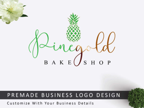 bakery logo design - pineapple logo - cool logo design