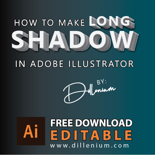Long Shadow Illustrator (Video) - Adobe Illustrator Long Shadow Text Effect