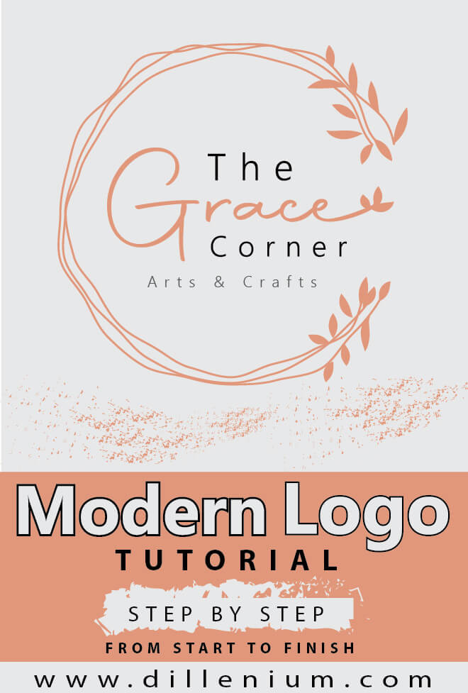 modern logo - modern logo tutorial step by step - how to design logo-01